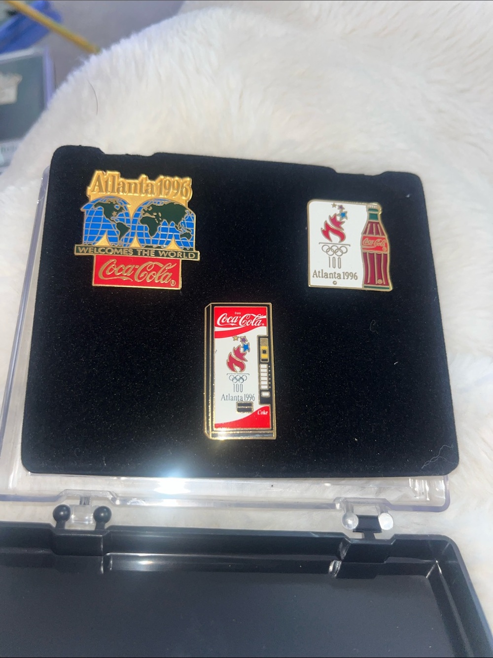 coca cola collectible pins 1996 atlanta